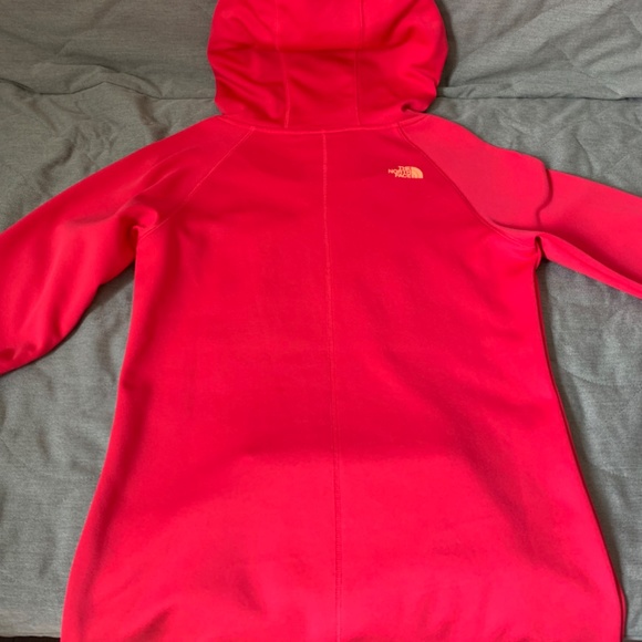 The North Face Women Long Hoodie Pink Red Size M - Picture 2 of 5